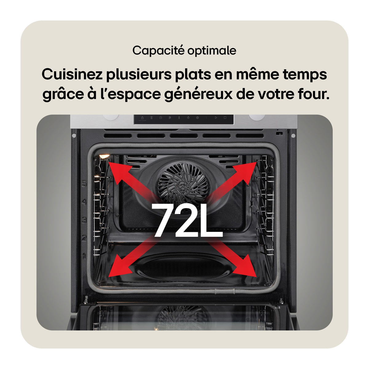 Four encastrable LG WS5D7230S - Pyrolyse - Chaleur pulsée - Porte froide