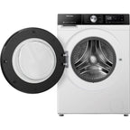 Lave linge hublot HISENSE WF3S8043BW3 - 8 kg - 1400 tr/min - Classe A - Moteur induction - Connecté