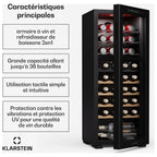 Cave à vin de service KLARSTEIN Bovella 36 Duo+ 36 bouteilles