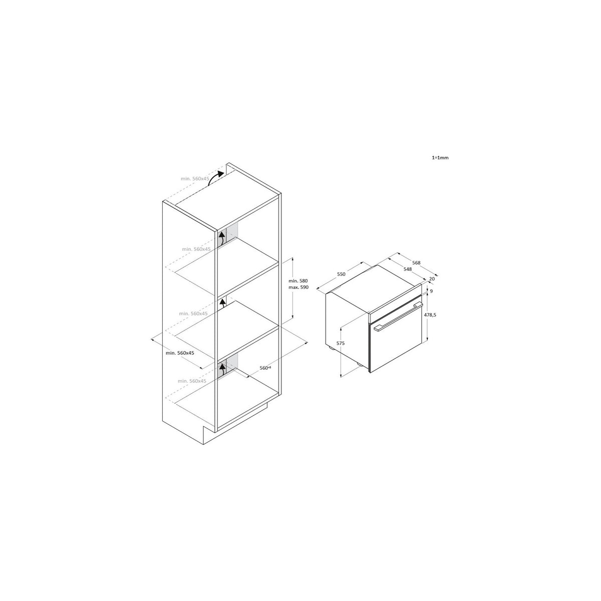 Four encastrable ROSIERES RO6 H3B3YTX