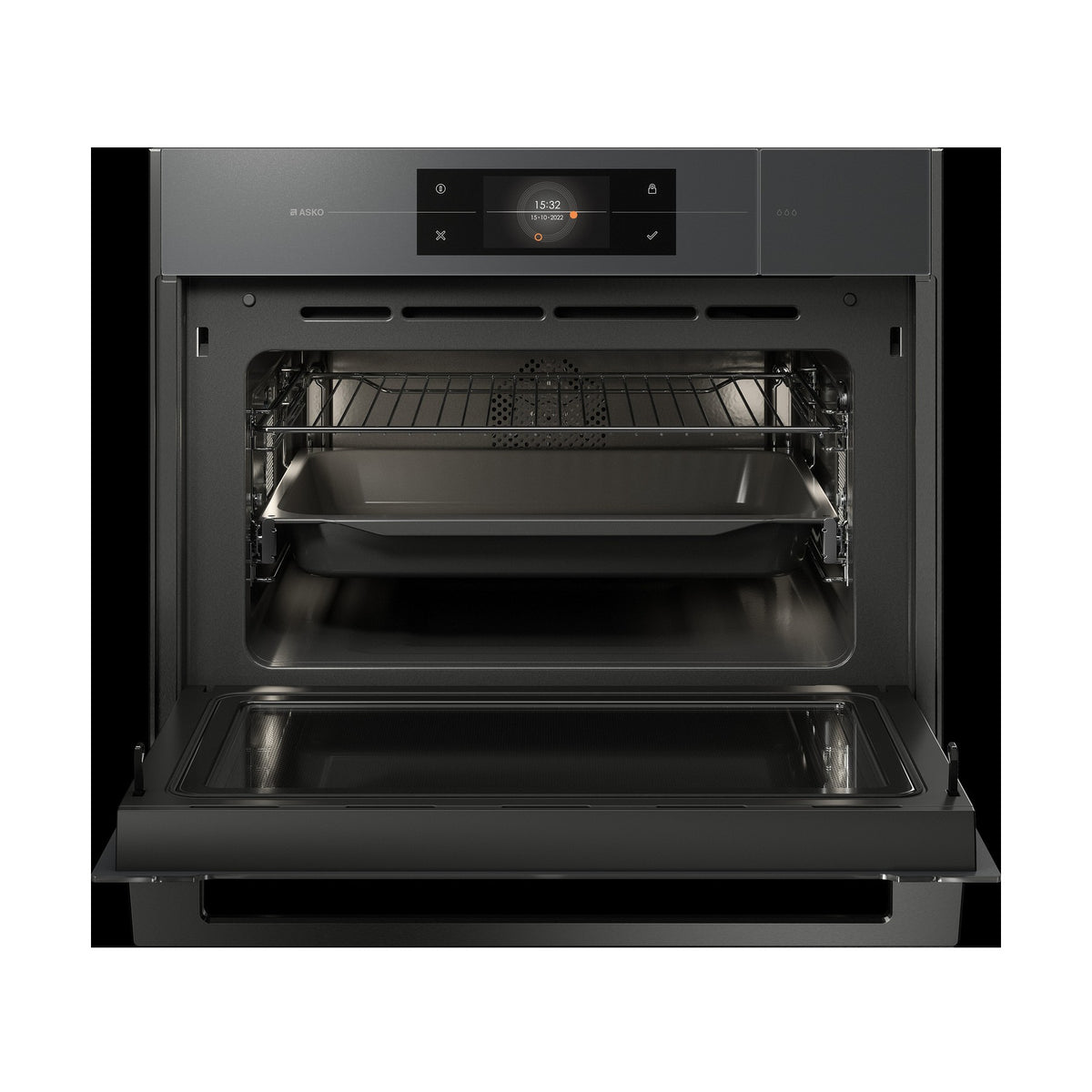 Four encastrable ASKO OCSM8478G - Chaleur pulsée - Vapeur - Hydrolyse - Porte froide - Écran tactile