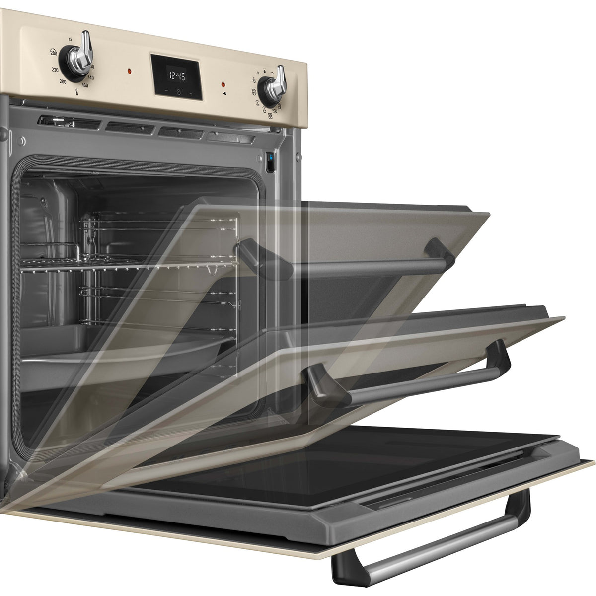 Four encastrable SMEG SOP6900TP - Pyrolyse - Chaleur tournante - Porte froide