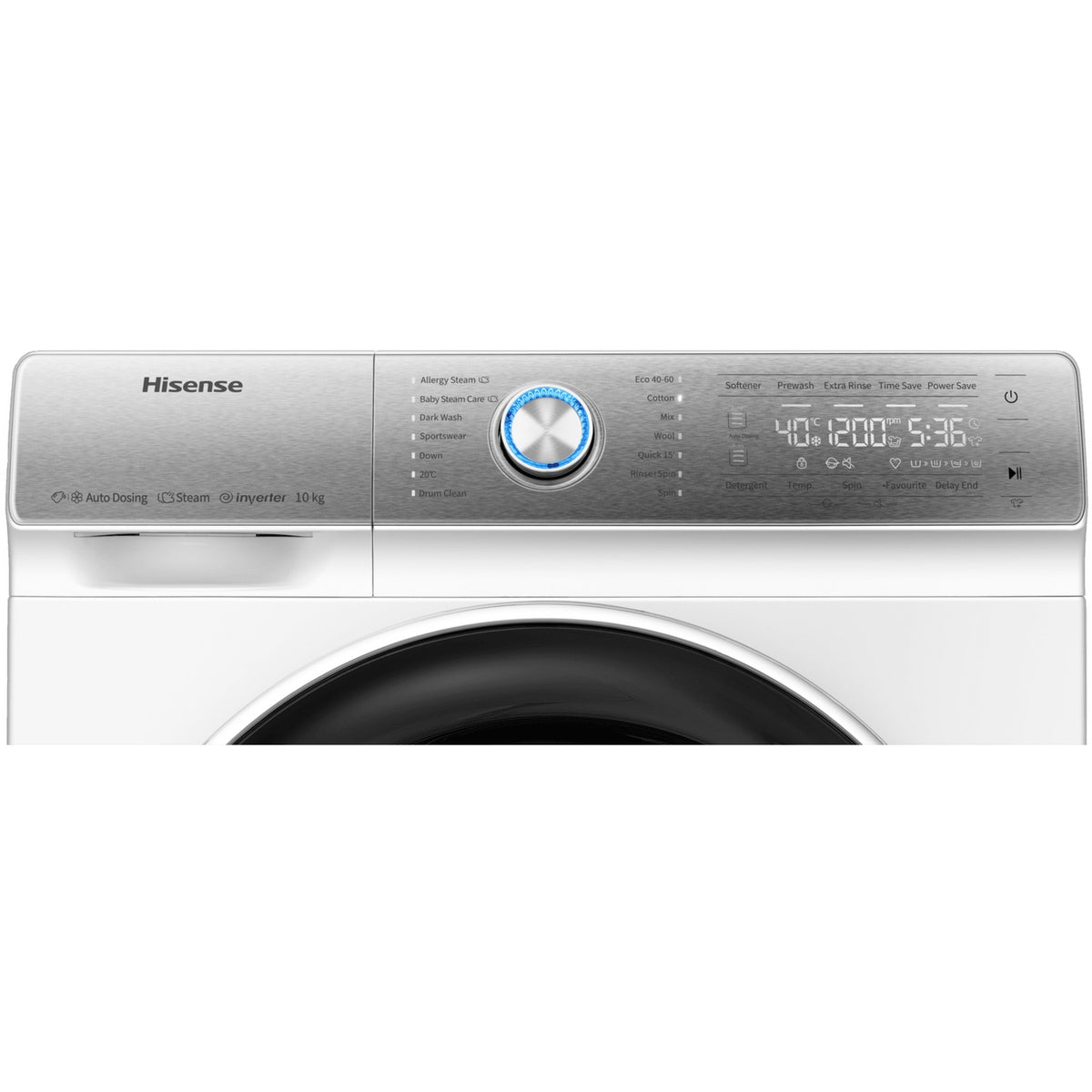 Lave linge hublot HISENSE WFQR1014EVAJM AutoDose Reconditionné