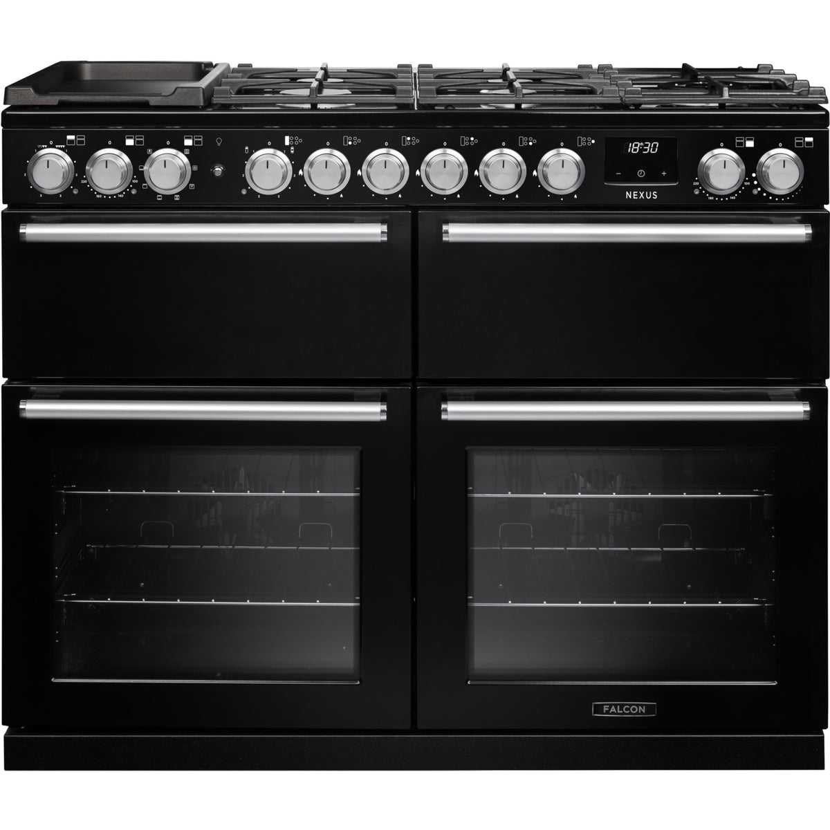 Piano de cuisson mixte FALCON NEXUS NGC BC TAB MIX 110 CM NOIR CHROME