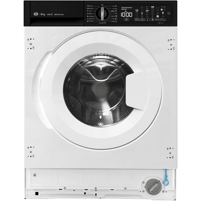 Lave linge hublot encastrable ESSENTIELB EELF814-2b - 8 kg - 1400 tr/min - Classe A - Moteur induction direct drive
