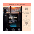 Cave à vin de service KLARSTEIN Vinsider 36 Onyx - Noir