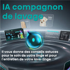 Lave linge hublot HISENSE WF7I1248BBR - 12 kg - 1400 tr/min - Classe A - Moteur induction - Autodosage - Connecté Wifi- Noir