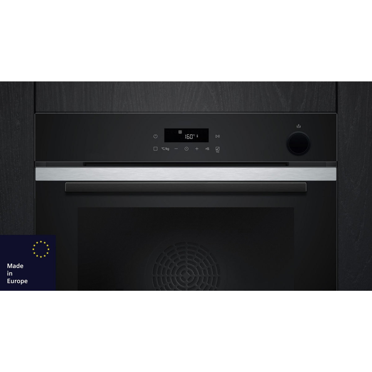Four encastrable SIEMENS HR272GES3 - Pyrolyse - Chaleur pulsée - Ajout Vapeur - Porte froide - Rails télescopiques - iQ500