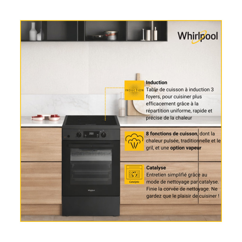 Cuisinière électrique WHIRLPOOL W5I8LCSA3