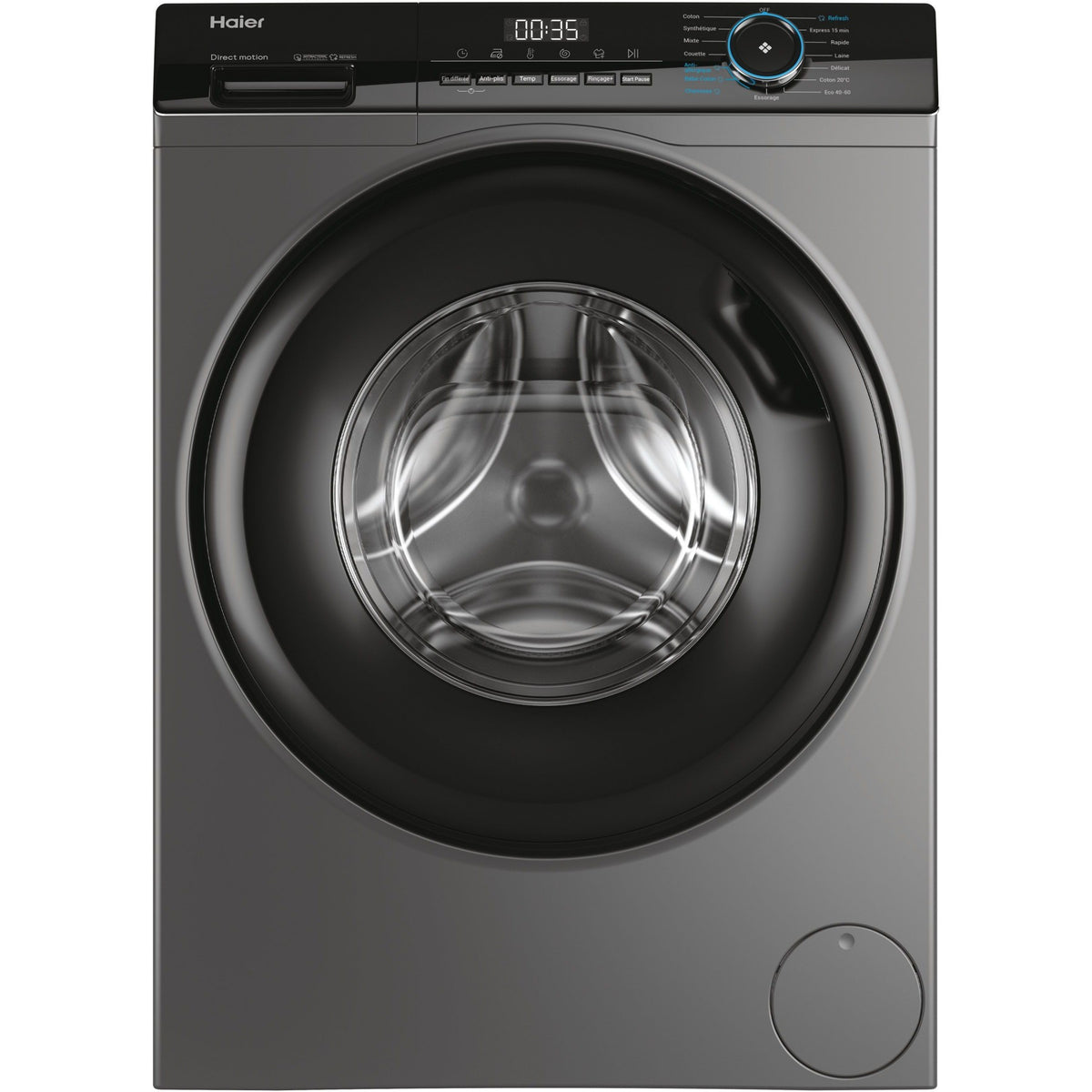Lave linge hublot HAIER HW90-B14939S8-FR - 9 kg - 1400 tr/min - Classe A - Moteur direct drive