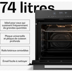 Four encastrable KLARSTEIN Velaire CEE A+ 3160W 60 cm Noir