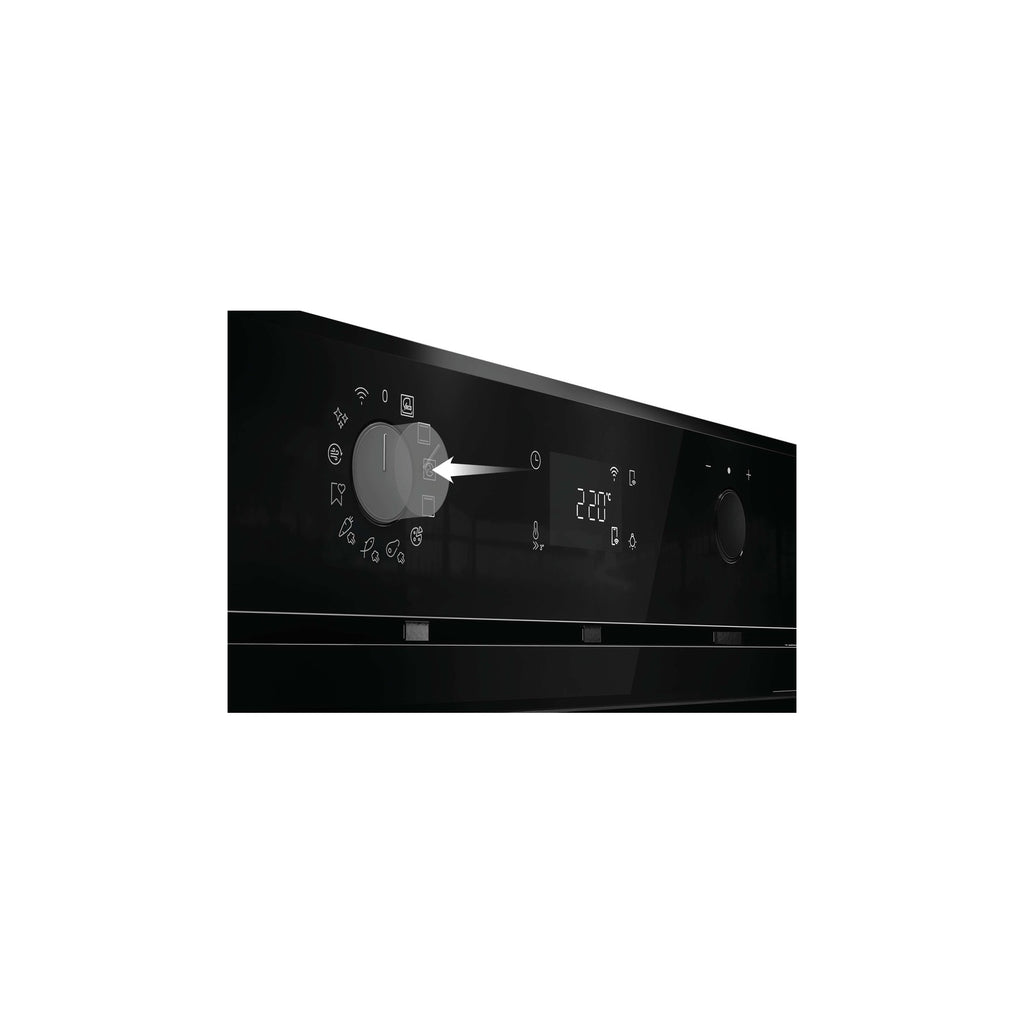 Four encastrable HAIER ID2P5B5EYTB - Pyrolyse - Hydrolyse - Chaleur pulsée - Porte froide - Rails télescopiques
