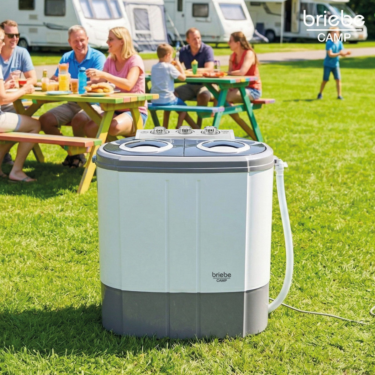 Lave linge portable BRIEBE avec Centrifugeuse 2 Compartimen WM1140