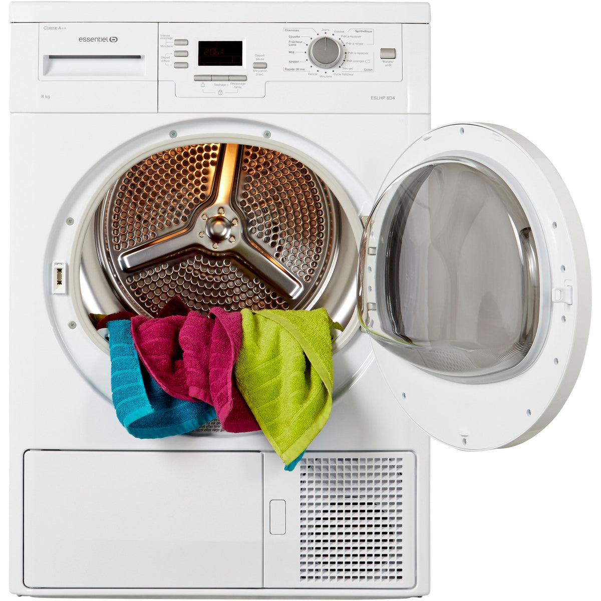 Sèche linge pompe à chaleur ESSENTIELB ESL-HP8D4 Reconditionné