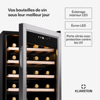 Cave à vin de service KLARSTEIN Shiraz Premium Smart 24 Wifi LED