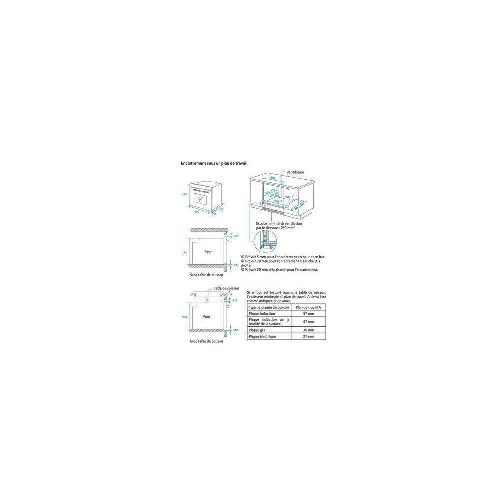 Four Email LISTO LFCE 70N3 - Nettoyage manuel