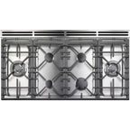 Piano de cuisson gaz FALCON ELISE 110 ROCHE BLEUE NICKEL BROSSÉ