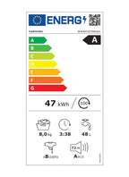 Lave linge hublot SAMSUNG WW80CGC04DAH - 8 kg - 1400 tr/min - Classe A - Moteur induction - Connecté
