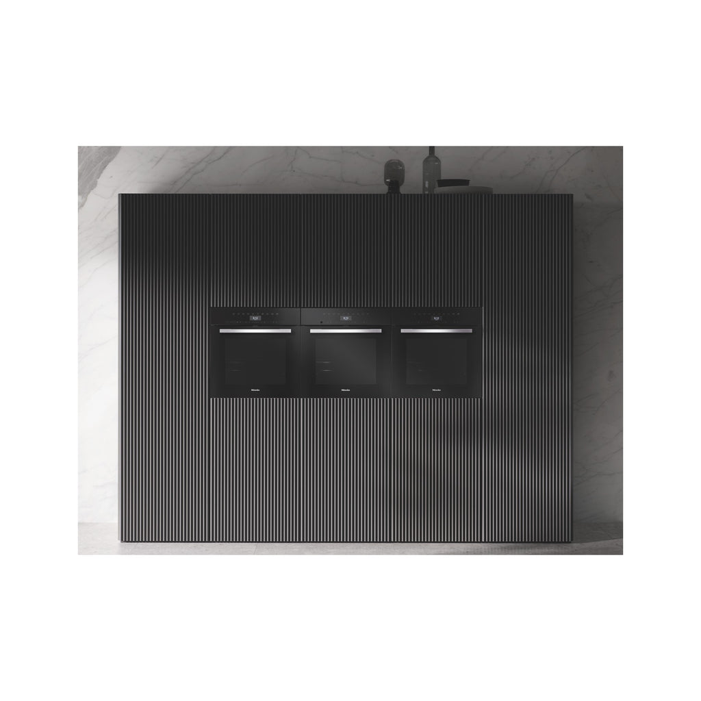 Four encastrable fonction vapeur MIELE DGC 7351 - Combiné vapeur - Chaleur tournante - Porte froide - Rails télescopiques