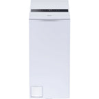 Lave linge top HAIER HW85-BPD13386U-S - 8,5 kg - 1300 tr/min - Classe A - Moteur induction - Autodosage - Connecté