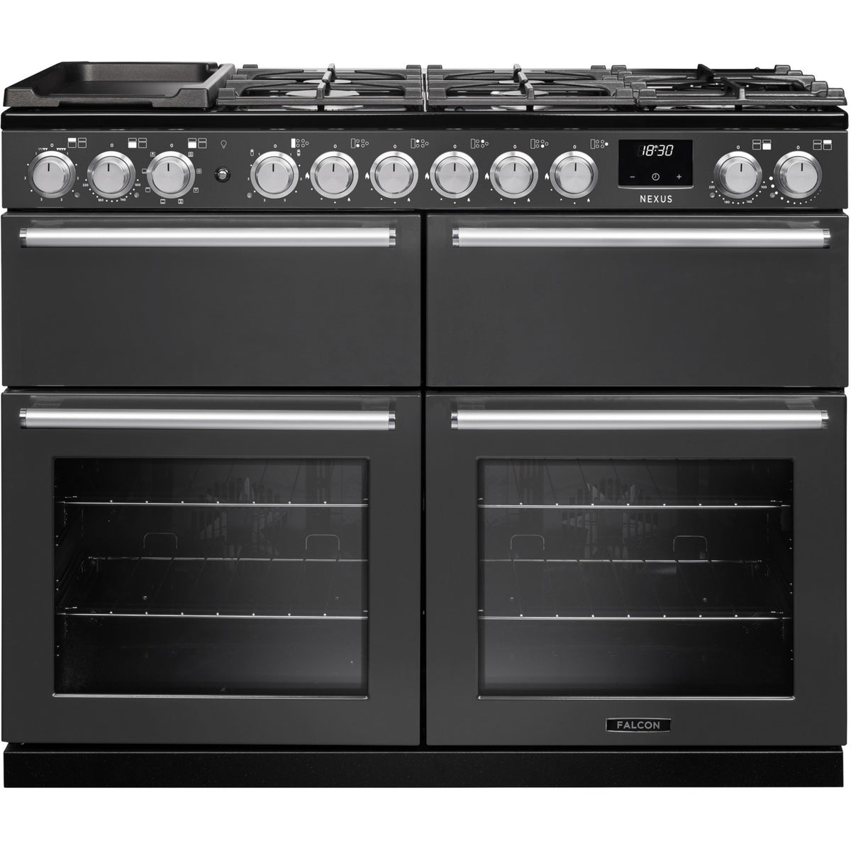 Piano de cuisson mixte FALCON NEXUS NGC BC TAB MIX 110 CM ARDOISE CHR