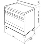 Piano de cuisson gaz SMEG BG91CTX2