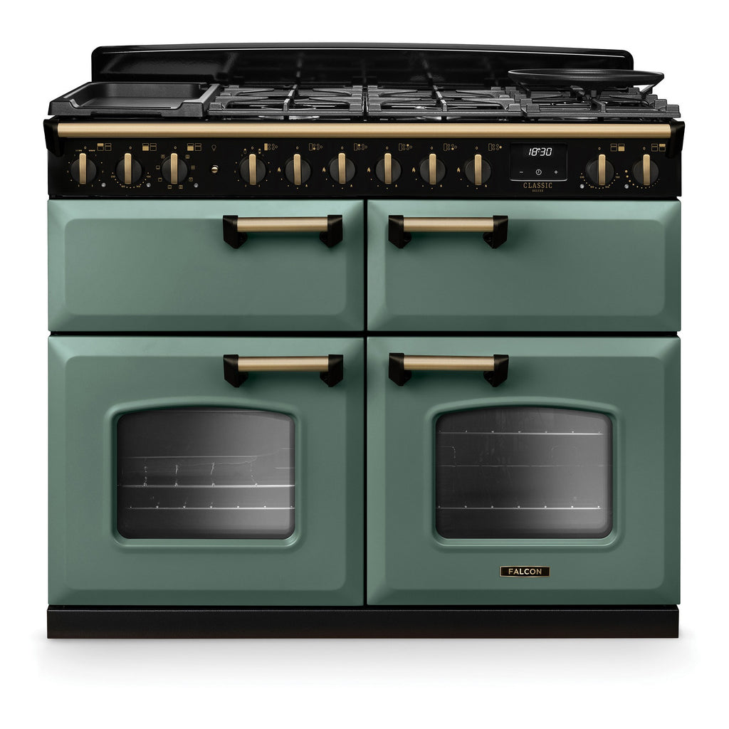Piano de cuisson mixte FALCON NGC TAB MIX 110 CM VERT MINERAL LAITON A