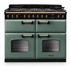 Piano de cuisson mixte FALCON NGC TAB MIX 110 CM VERT MINERAL LAITON A