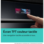 Four encastrable SIEMENS HB774G2B1 - Pyrolyse - Hydrolyse - Chaleur pulsée - Porte froide - Écran tactile - iQ700 - Air Fry