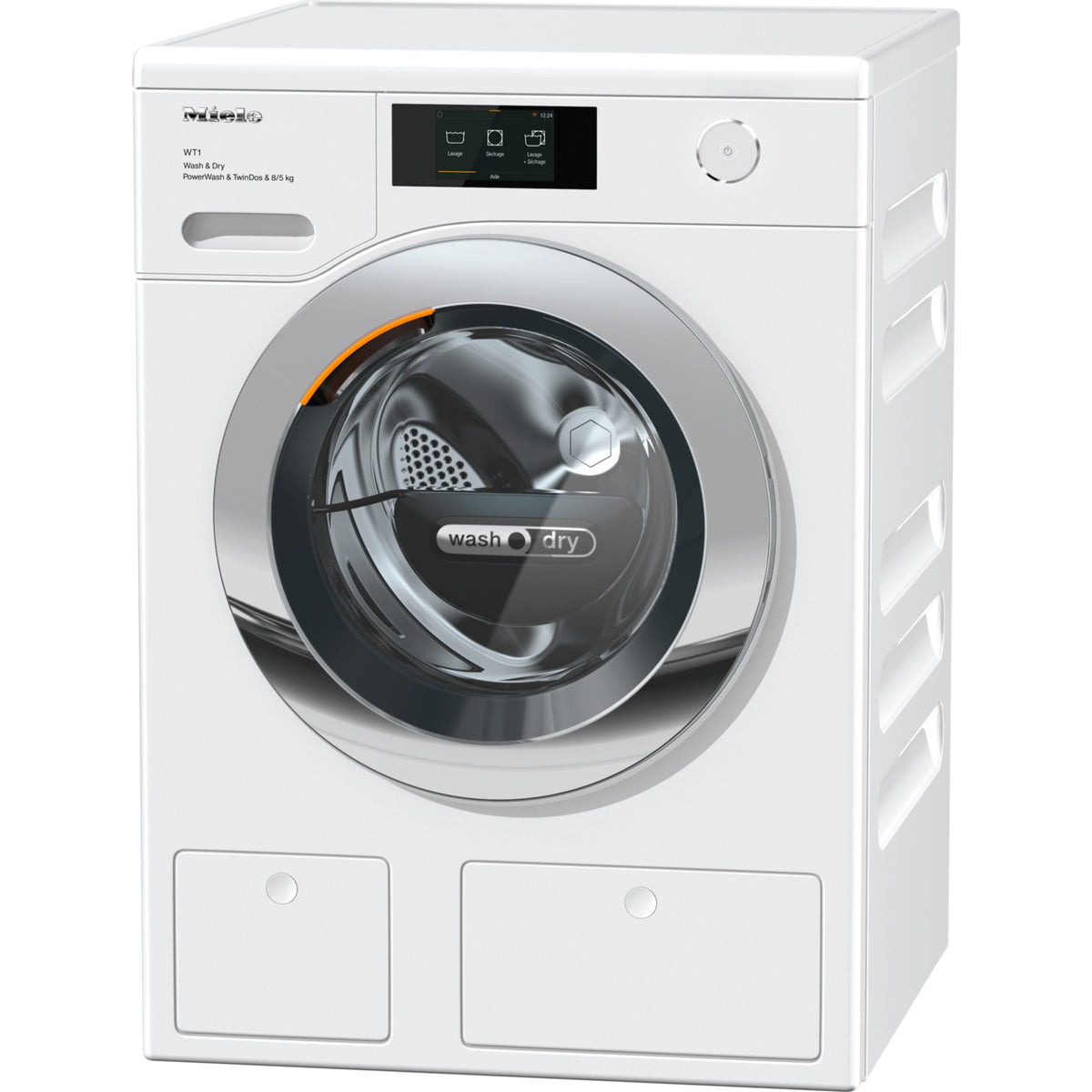 Lave linge séchant hublot MIELE WTR 860 WPM - 8/5 kg - 1600 tr/min - Dosage automatique - Connecté