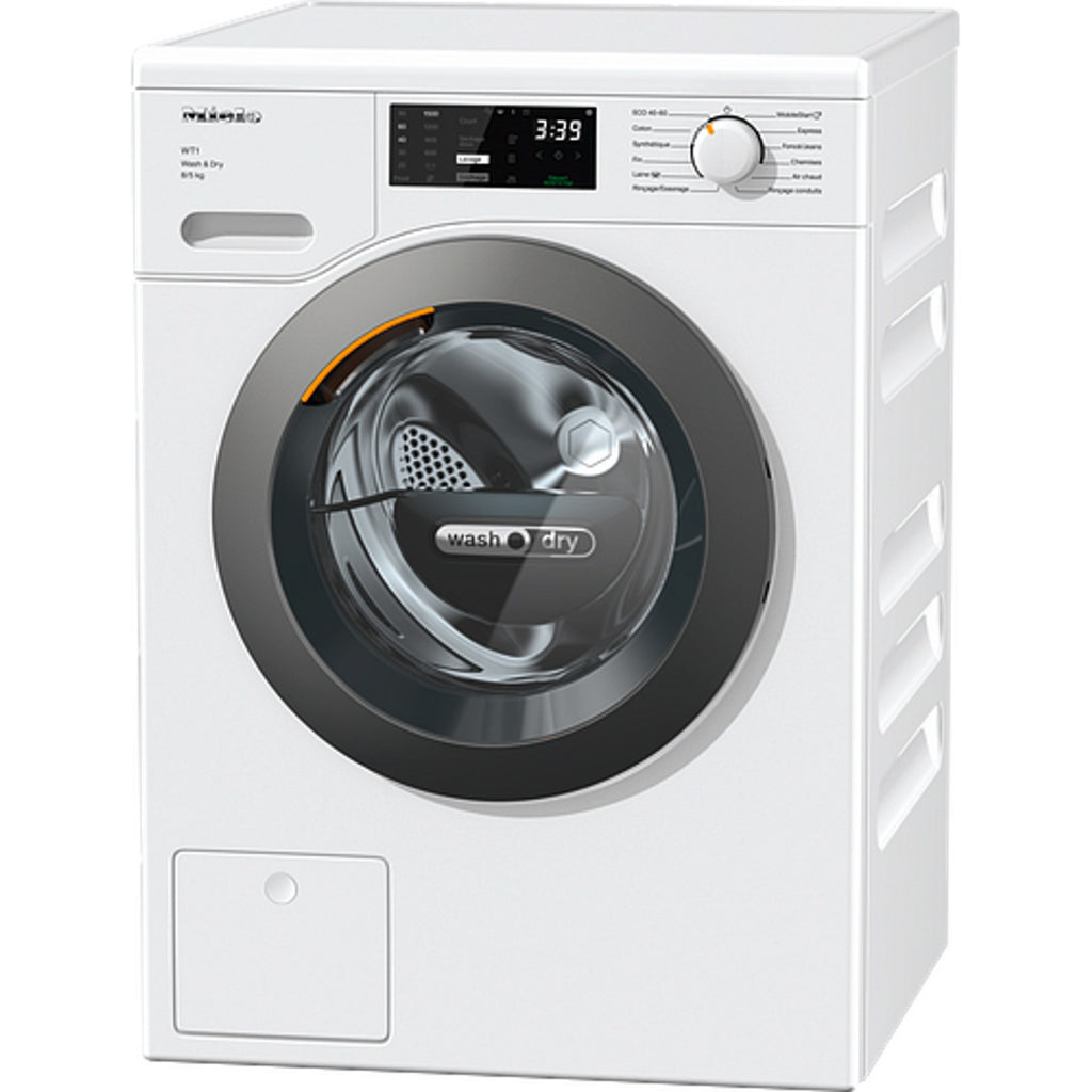 Lave linge séchant hublot MIELE WTD 160 WCS - 8/5 kg - 1500 tr/min - Classe D - Moteur induction
