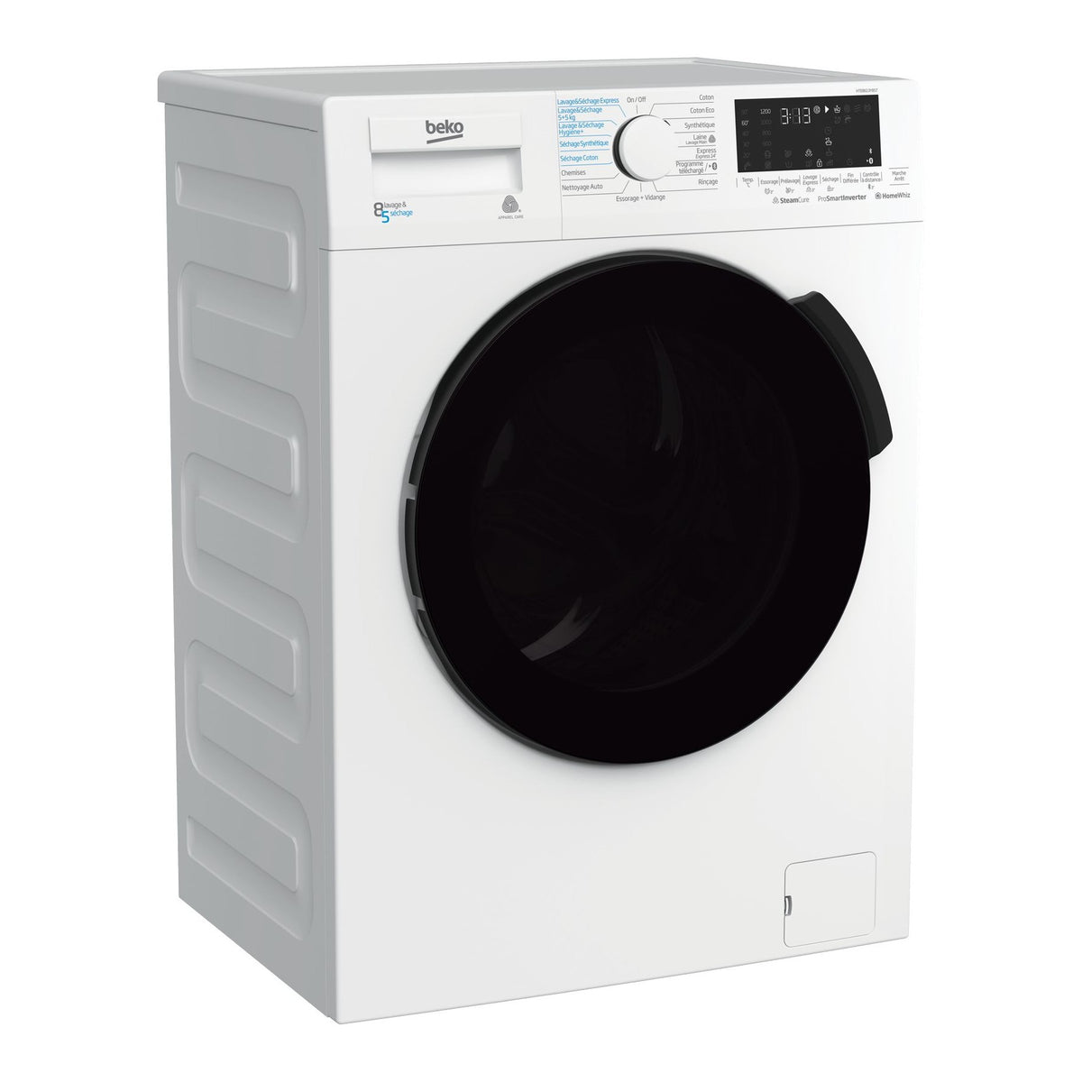 Lave linge séchant hublot BEKO HTE8614YBST Aquawave