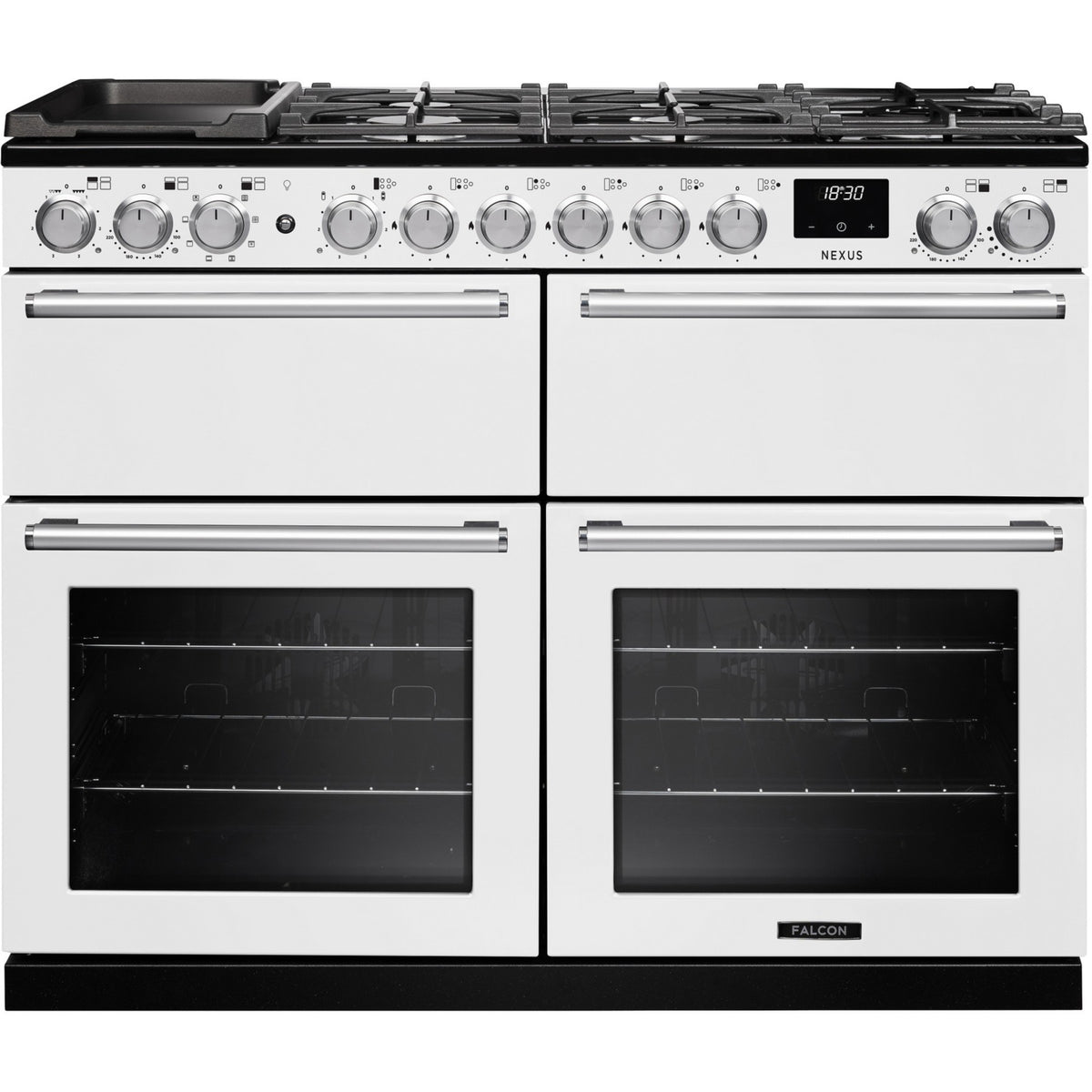 Piano de cuisson mixte FALCON NEXUS NGC BC TAB MIX 110 CM BLANC CHROM
