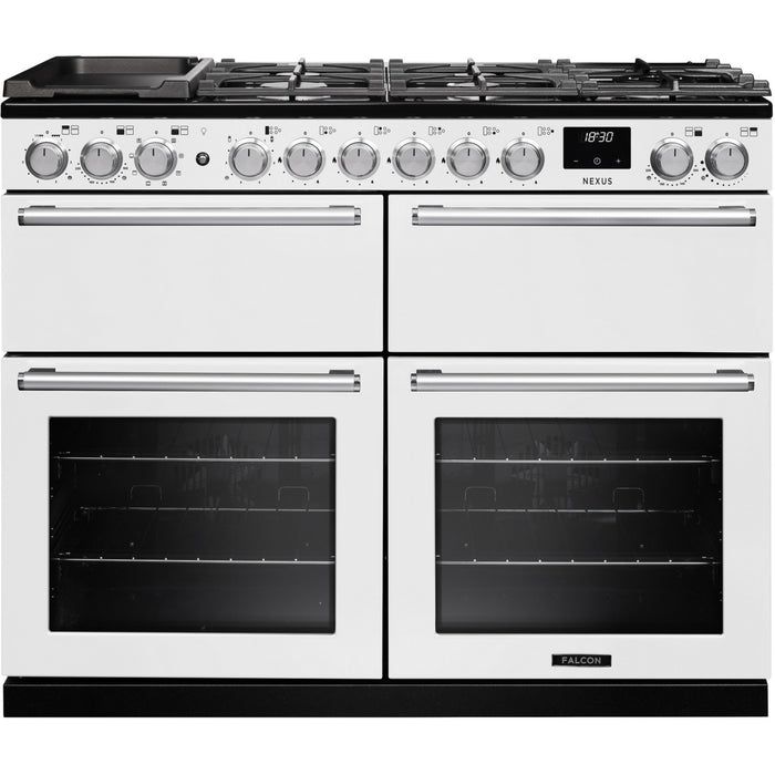 Piano de cuisson mixte FALCON NEXUS NGC BC TAB MIX 110 CM BLANC CHROM