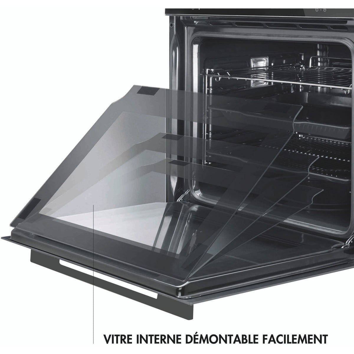 Four encastrable SMEG SFP641PNO1 - Pyrolyse - Chaleur tournante - Porte froide - Rails télescopiques