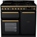 Piano de cuisson gaz FALCON ESTEL DELUXE TAB GAZ 100 CM NOIR BRILLAN
