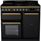 Piano de cuisson gaz FALCON ESTEL DELUXE TAB GAZ 100 CM NOIR BRILLAN