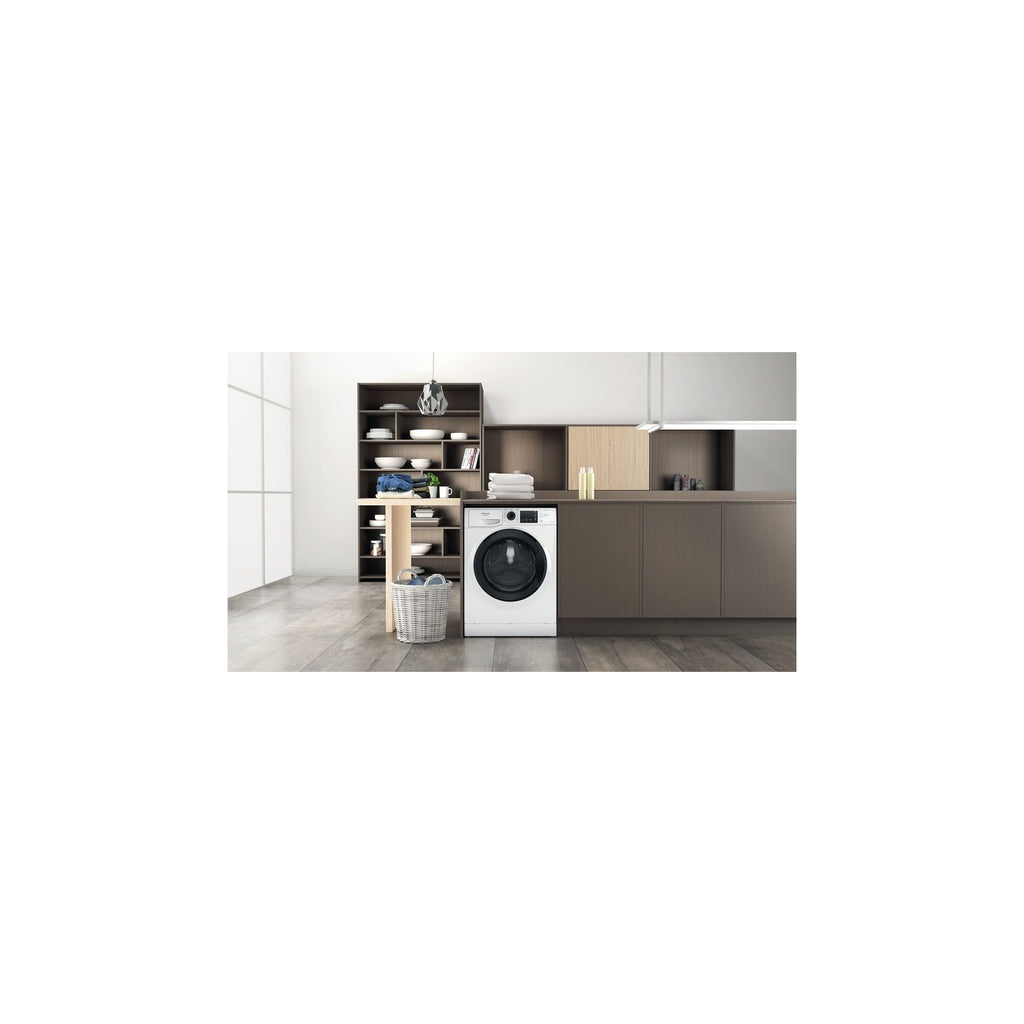 Lave linge séchant hublot HOTPOINT NDB8635KFR