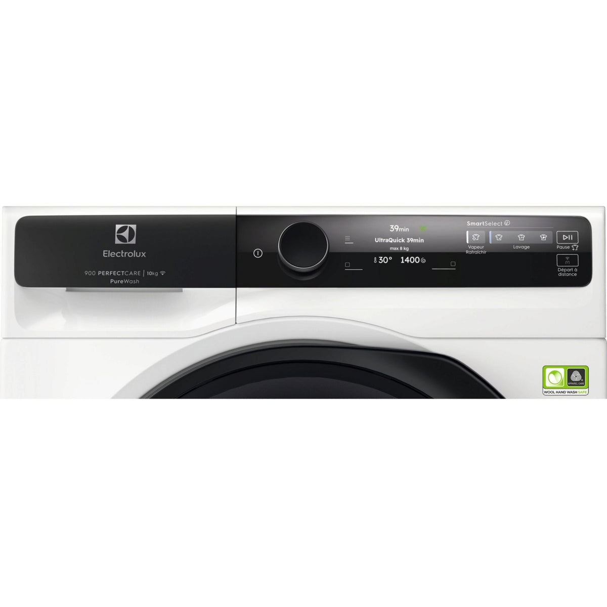 Lave linge hublot ELECTROLUX EW9FI71014FC - 10 kg - 1400 tr/min - Classe A - Moteur induction - Connecté wifi