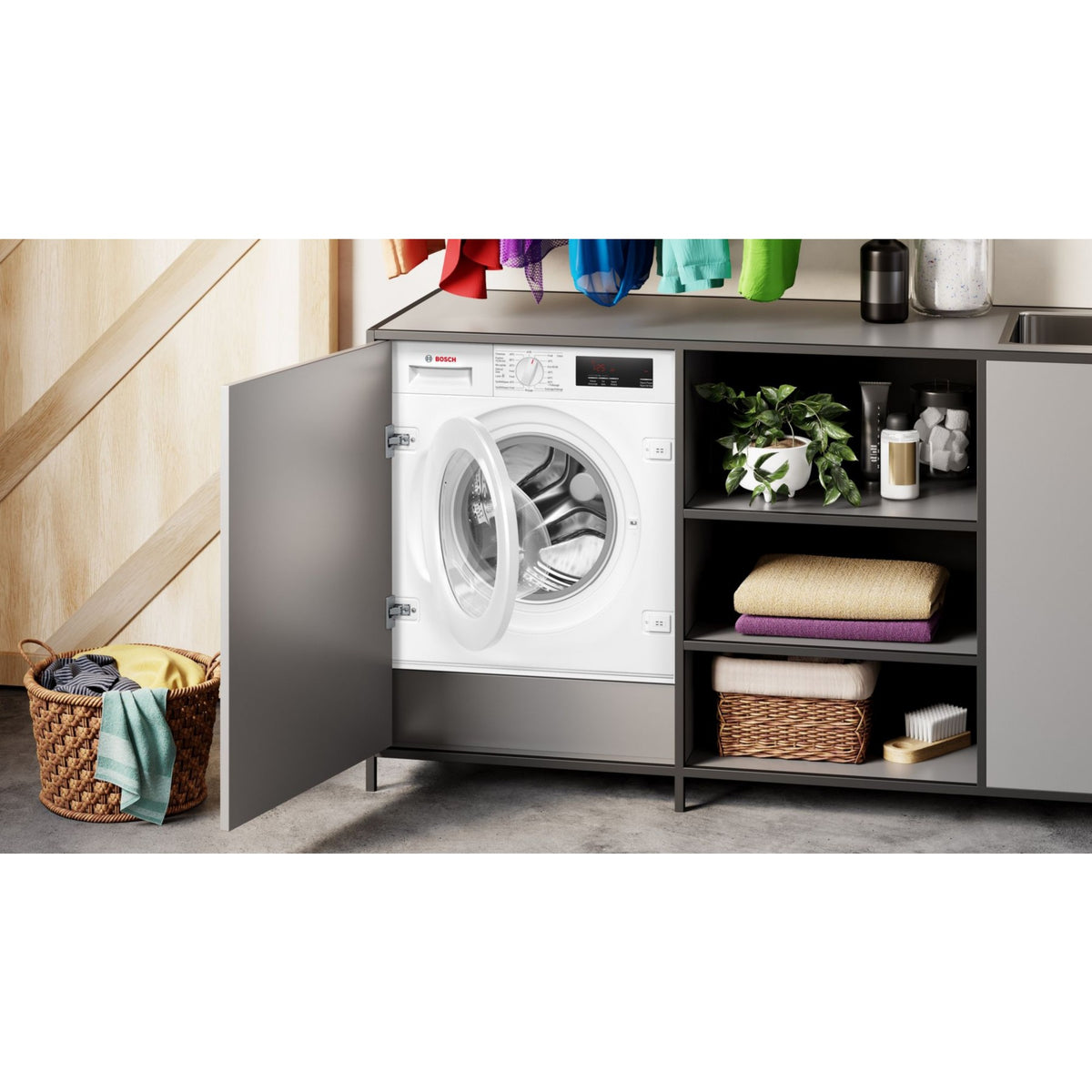 Lave linge hublot encastrable BOSCH WIW24348FF Série 6
