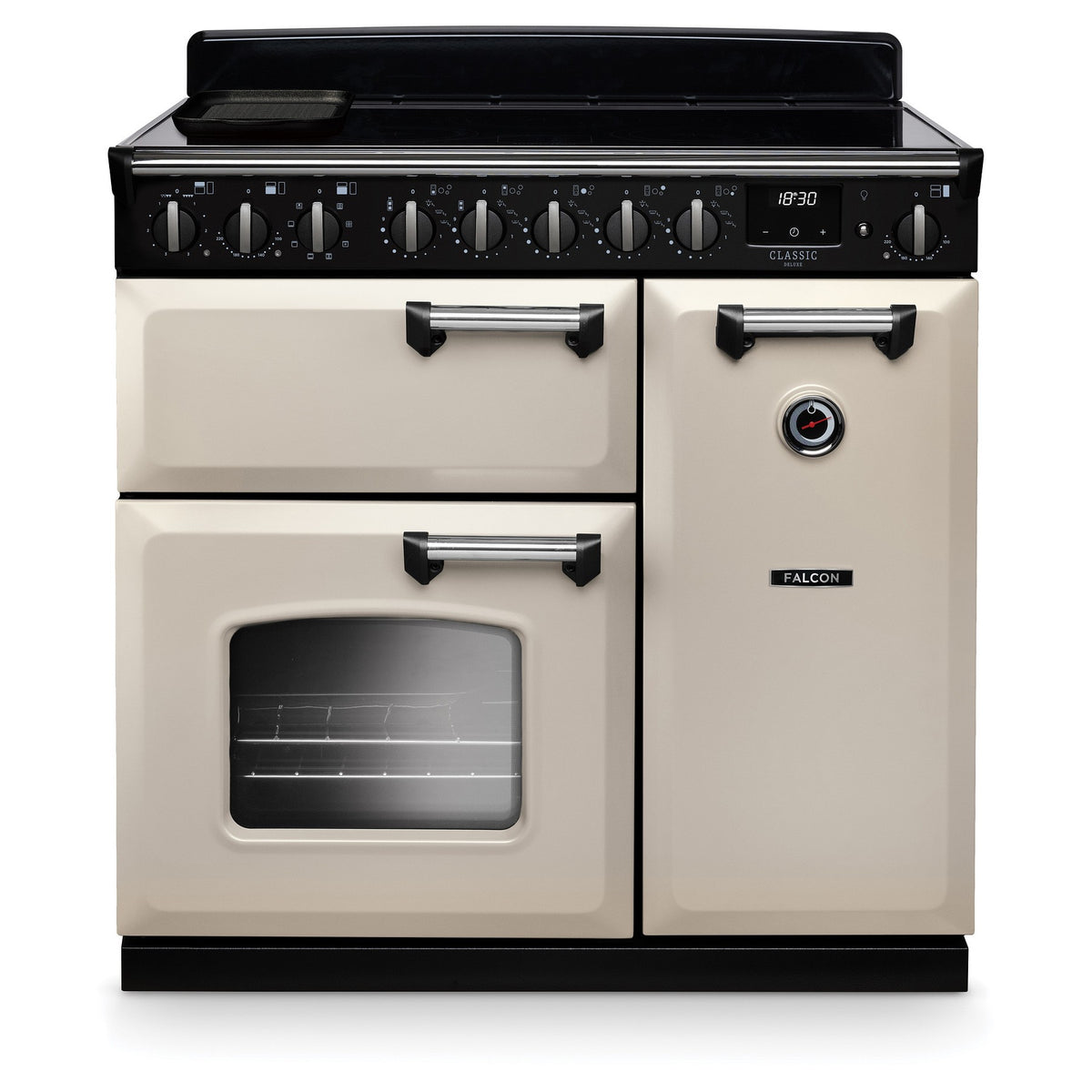 Piano de cuisson induction FALCON NGC TAB IND 90 CM CREME PASTEL CHROME