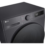 Lave linge séchant hublot LG F964R56MBRS - 9/6 kg - 1400 tr/min - Classe D - Moteur direct drive - Connecté - Noir