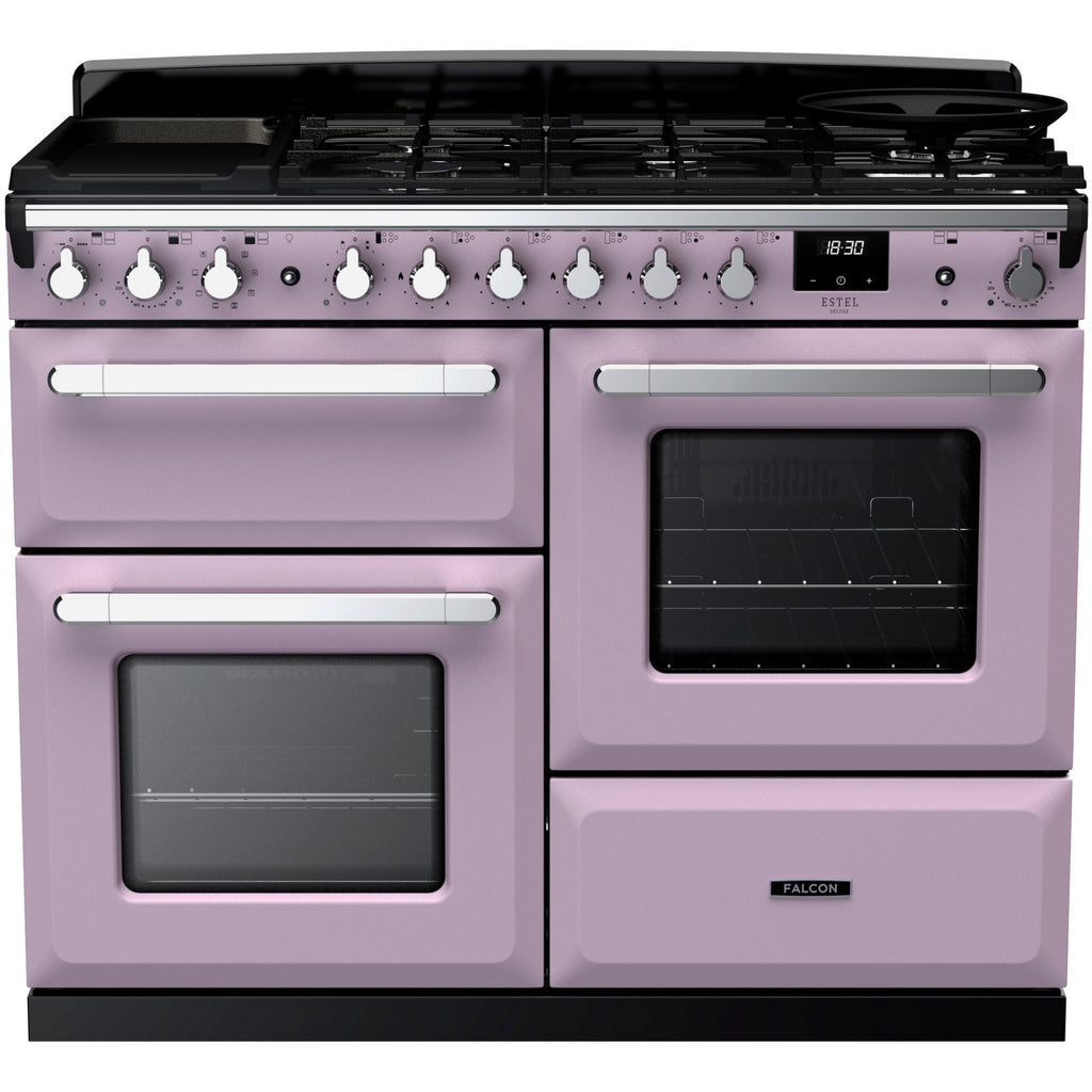 Piano de cuisson mixte FALCON ESTEL DELUXE OC TAB MIX 110 CM PARME CHR