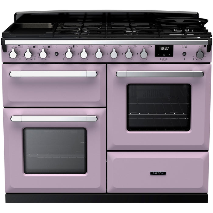 Piano de cuisson mixte FALCON ESTEL DELUXE OC TAB MIX 110 CM PARME CHR