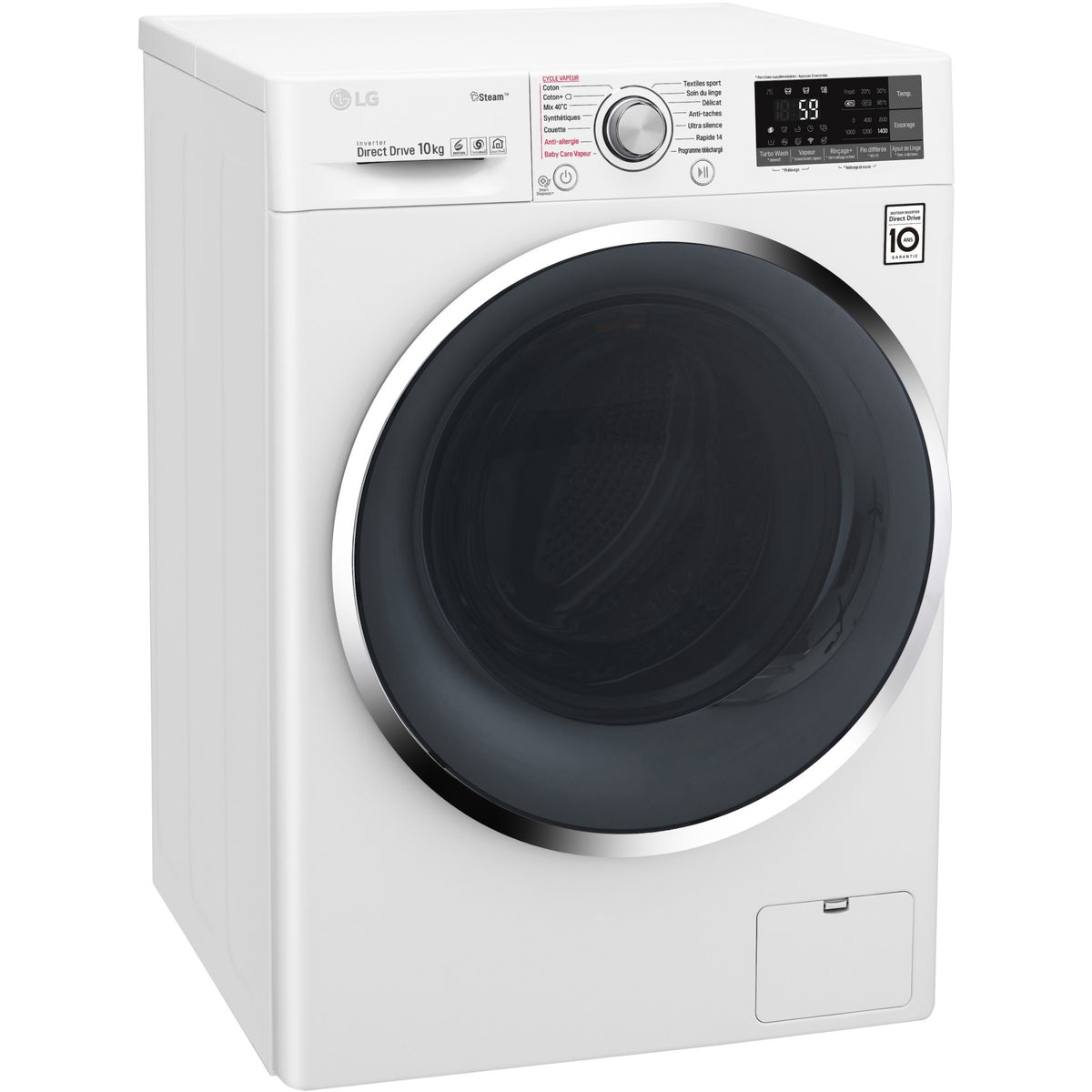 Lave linge hublot LG F14J82WHST Reconditionné