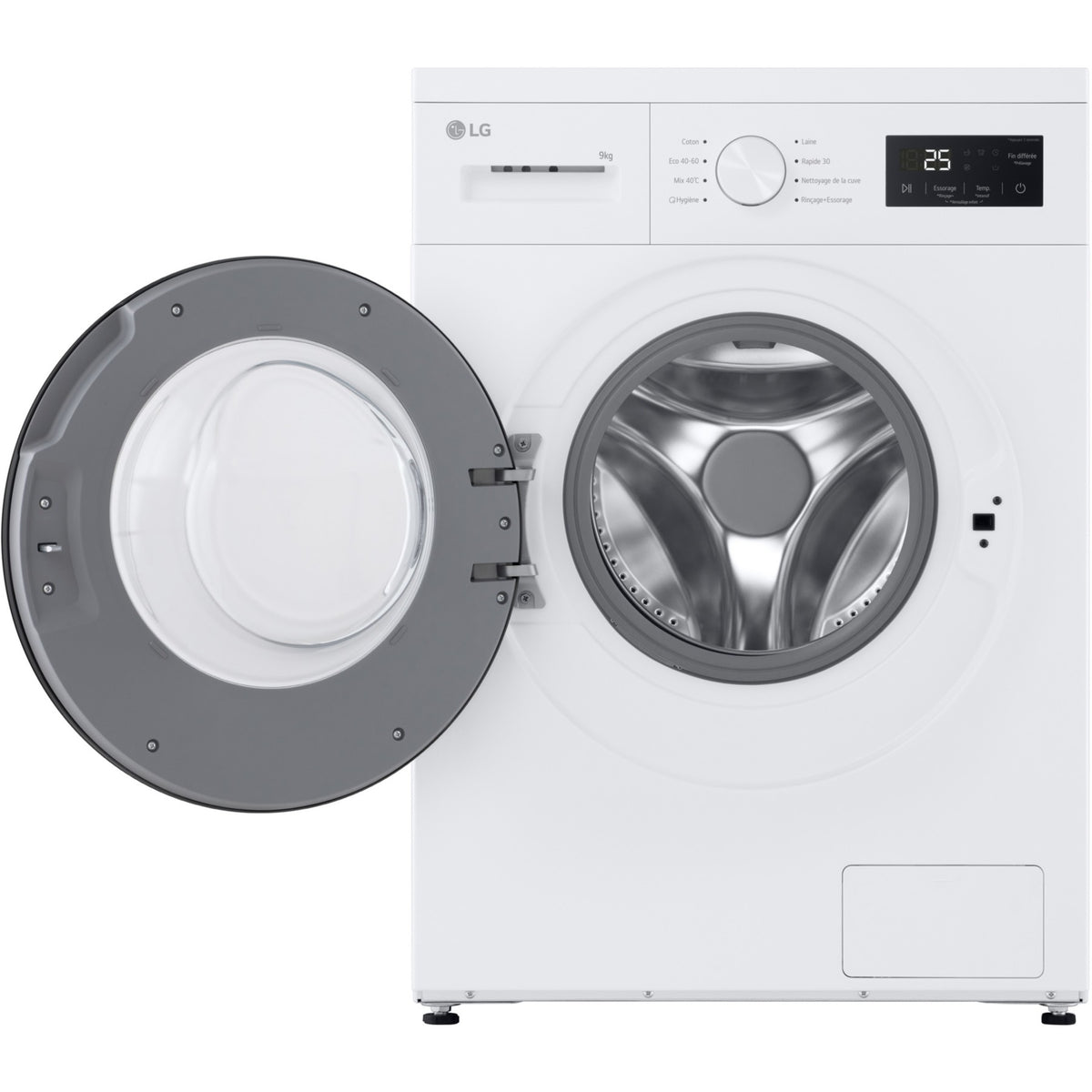 Lave linge compact LG F94N15WHS - 9 kg - 1400 tr/min - Classe A - Moteur induction