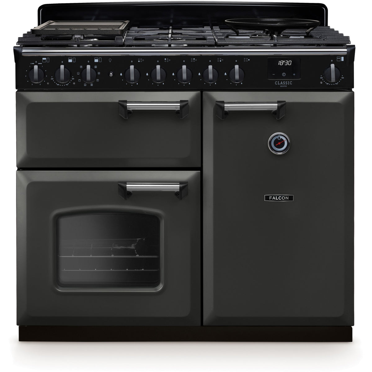 Piano de cuisson gaz FALCON NGC TAB GAZ 100 CM ARDOISE CHROME