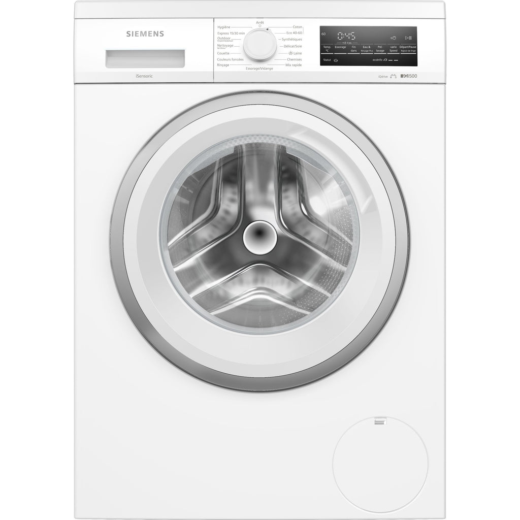Lave linge hublot SIEMENS WU14UT60FR - 9 kg - 1400 tr/min - Classe A - Moteur induction