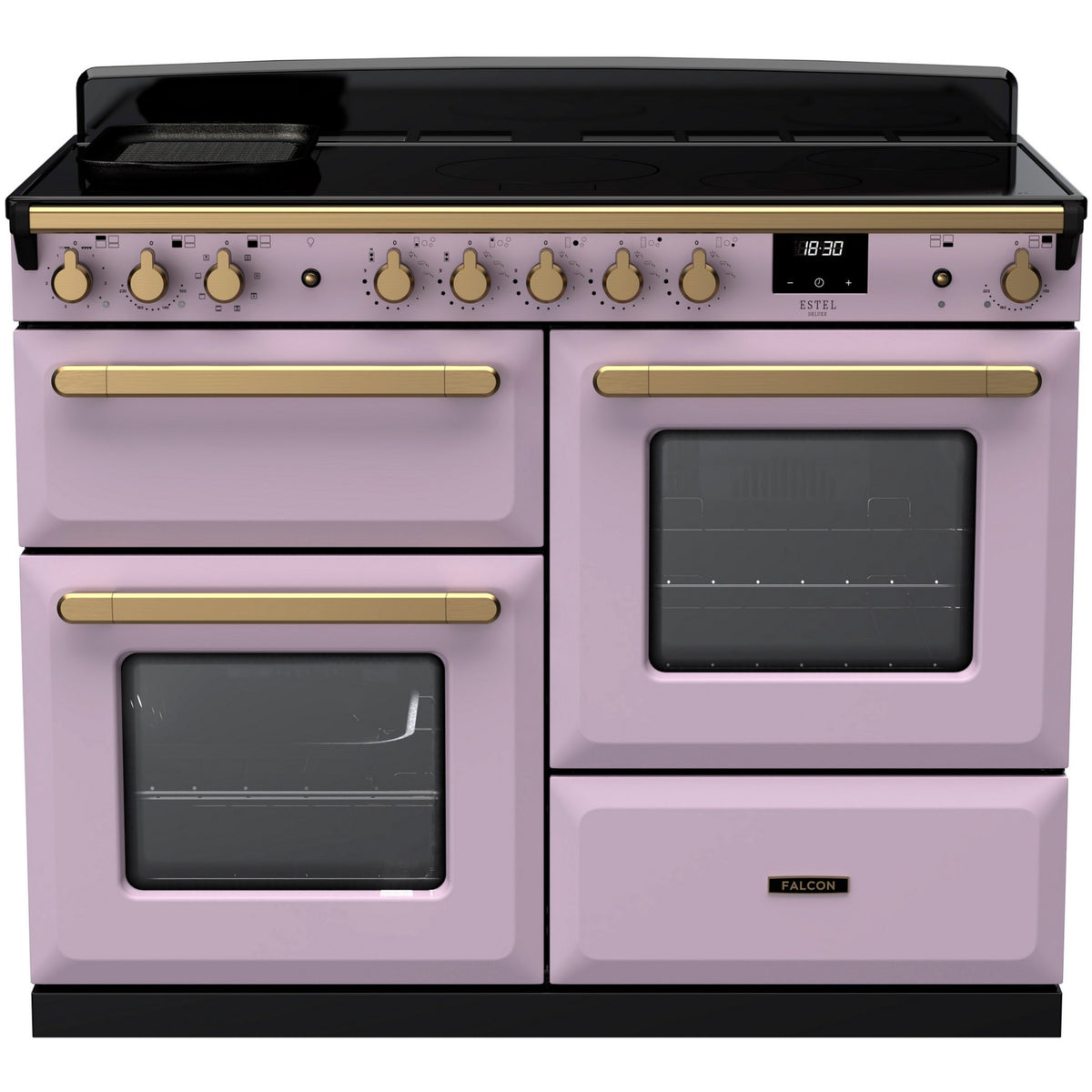 Piano de cuisson induction FALCON ESTEL DELUXE OCTAB IND 110 CM PARME LAIT