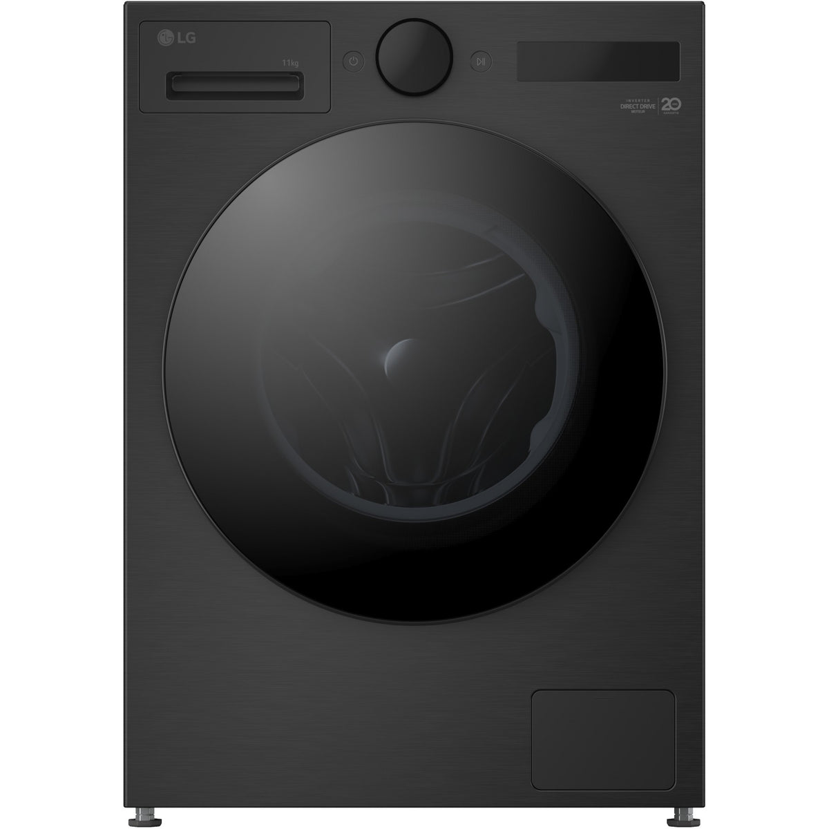 Lave linge hublot LG F14X76BSTA - 11 kg - 1400 tr/min - Classe A - Moteur direct drive - Autodosage - Wifi - Noir